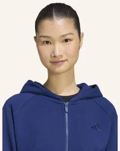 Adidas Kit Kapuzenjacke, Kleines Logo blau