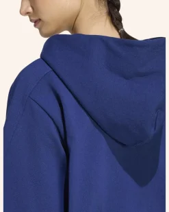 Adidas Kit Kapuzenjacke, Kleines Logo blau