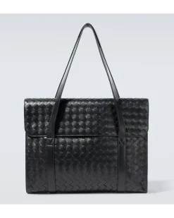 Aktentasche Classic Portfolio aus Leder Schwarz