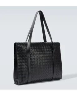 Aktentasche Classic Portfolio aus Leder Schwarz