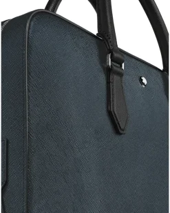 Aktentasche mit Henkel - Blau