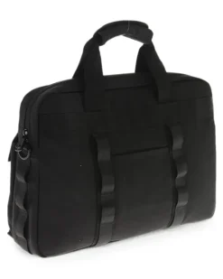 Aktentasche mit Logo-Patch - Schwarz