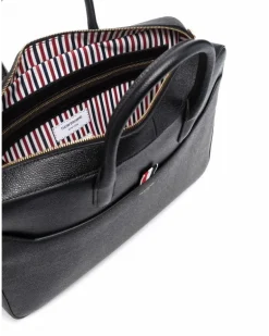 Aktentasche mit Ripsband - Schwarz