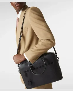 Aktentasche Sac de Jour aus Leder sac-de-jour Schwarz