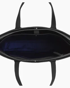 Aktentasche Sophie 14 Zoll 1 Faltfach genarbtes Leder Schwarz