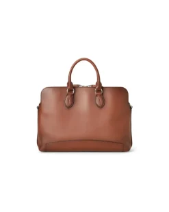 Aktentasche Voyager aus Kalbsleder Brown