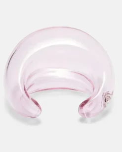 Alaïa Armreif aus Glas Violett