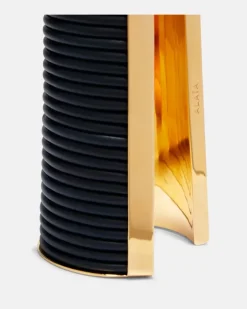Alaïa Armreif mit Leder Blau