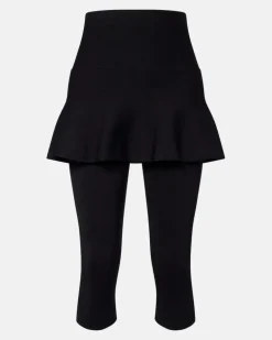Alaïa Cropped-Leggings Schwarz