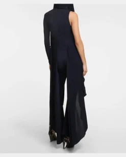 Alaïa Jumpsuit aus Jersey Blau