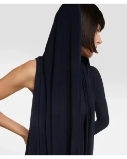 Alaïa Jumpsuit aus Jersey Blau