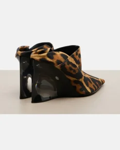 Alaïa Wedge-Mules Invisible aus Twill Braun
