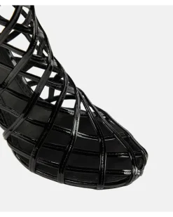 Alaïa Wedge-Stiefel aus Leder Schwarz