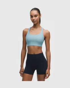 All-Time Hero Gerippter Sport-BH Mittlerer Halt für B/C-Cups für Frauen – Größe in Seafoam