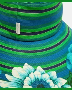 Alémais Sonnenhut Margo aus Baumwoll-Canvas Multicolor