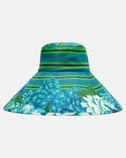 Alémais Sonnenhut Margo aus Baumwoll-Canvas Multicolor