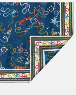 Alémais Tuch aus Seiden-Twill Multicolor