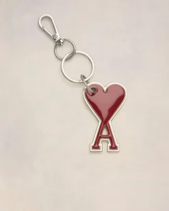 Ami de Coeur Schlüsselanhänger in Rot Rot Unisex Vermilion