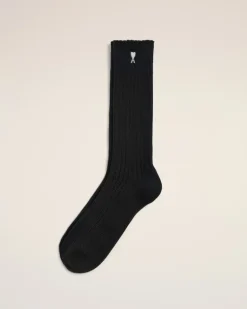 Ami de Coeur Socken aus schwarzer Baumwolle Unisex