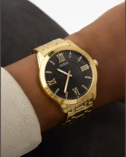 Analog Armbanduhr 44mm - Schwarz