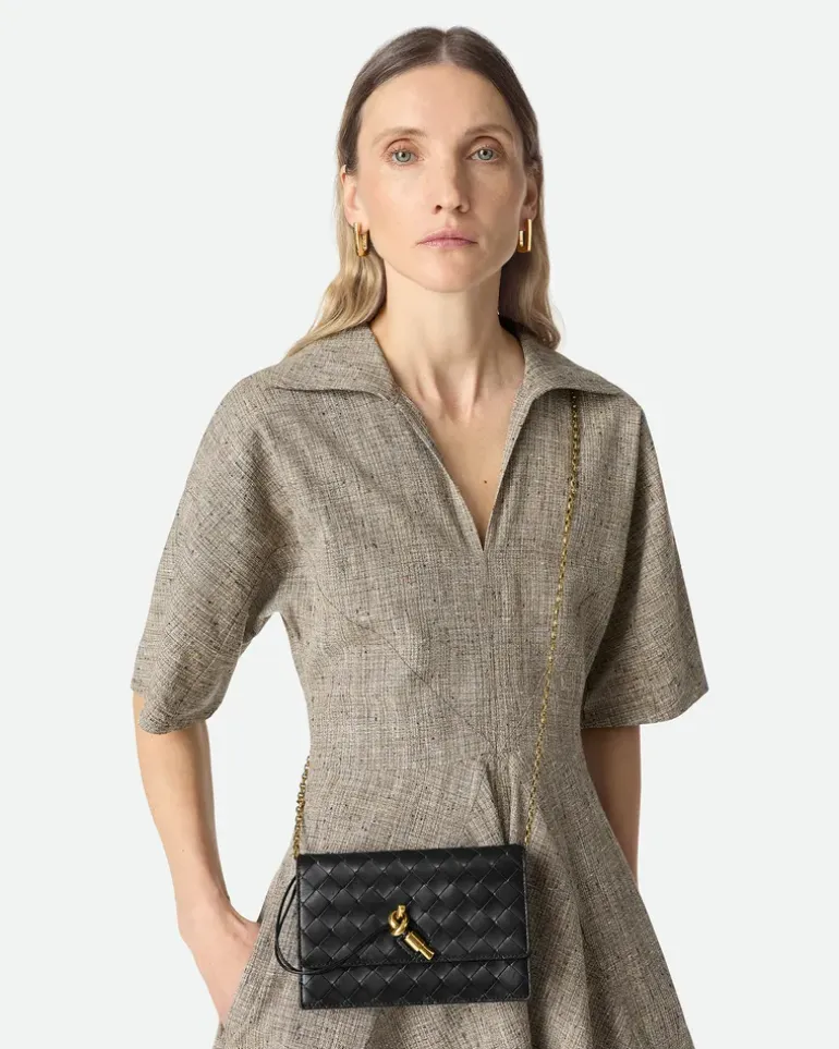 Andiamo Pouch mit Kette-Schwarz - Damen