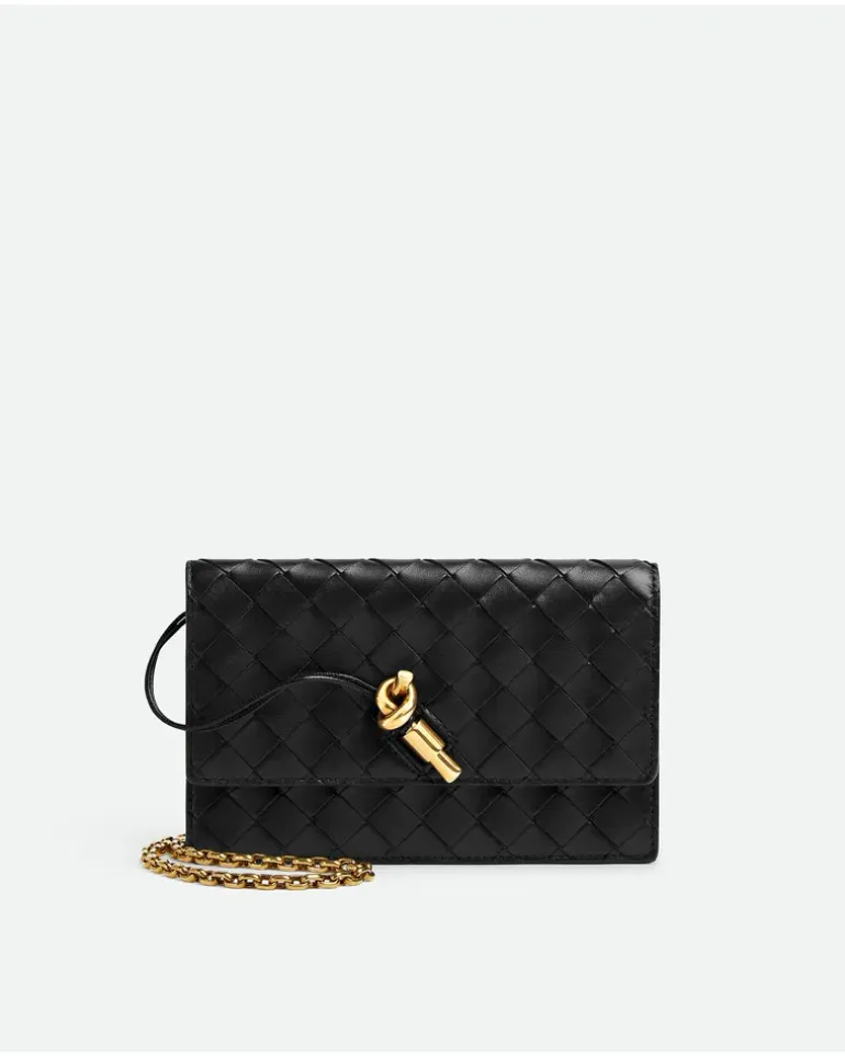 Andiamo Pouch mit Kette-Schwarz - Damen