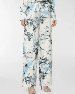 Anversa Jungle palazzo trousers Grey