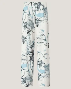 Anversa Jungle palazzo trousers Grey