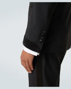 Anzug aus einem Wollgemisch Schwarz