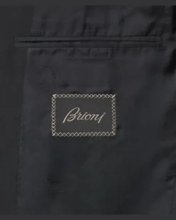 Anzug aus Wolle und Mohair Schwarz