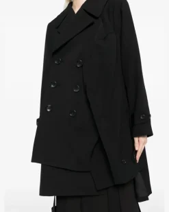 Anzug mit asymmetrischen Ärmeln - Schwarz