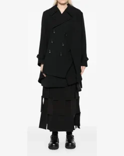 Anzug mit asymmetrischen Ärmeln - Schwarz