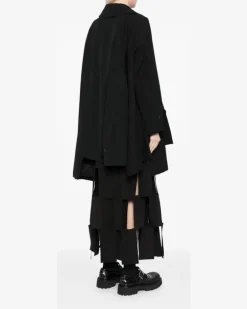 Anzug mit asymmetrischen Ärmeln - Schwarz