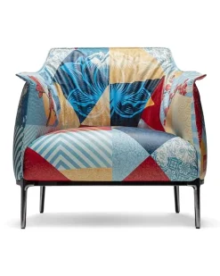 Archibald Delicate Balance Sessel - Blau