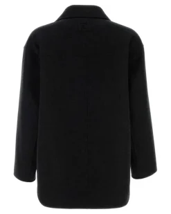 Ardesia Exterior: Virgin Wool Cappotti Coat Gray