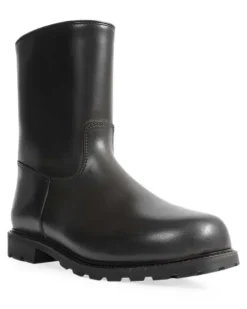Arlberg Stiefel aus Leder - Schwarz
