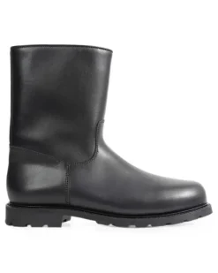 Arlberg Stiefel aus Leder - Schwarz