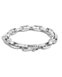 Armband aus Edelstahl mit achteckiger Kette - Silberfarben - Edelstahl - MB134475 - Armbänder