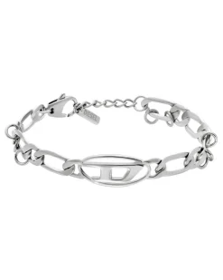 Armband aus Edelstahl und Messing - Armbänder - Unisex - Silber
