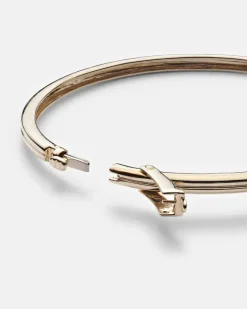 Armreif aus 14kt Gelbgold mit Diamanten