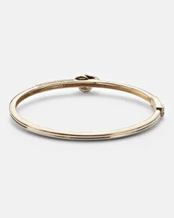 Armreif aus 14kt Gelbgold mit Diamanten