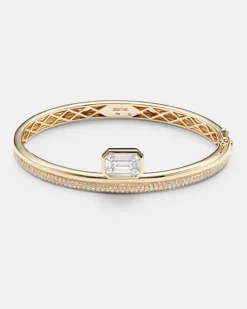 Armreif aus 18kt Gelbgold mit Diamanten