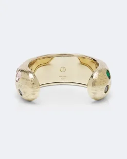 Armreif mit Kristallen Gold