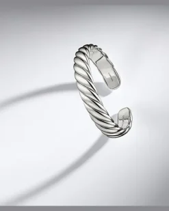 Armreif Sculptured Cable Flex aus Sterlingsilber