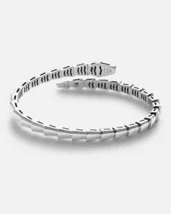 Armreif Serpenti Viper aus 18kt Weißgold mit Diamanten