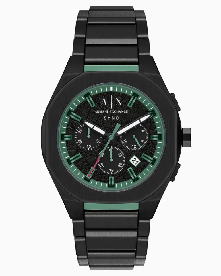 A|X Sync Quarz-Chronograph-Uhr Mehrfarbig