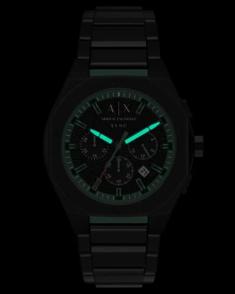 A|X Sync Quarz-Chronograph-Uhr Mehrfarbig