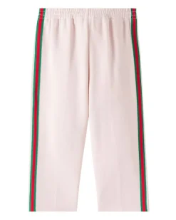 Baby Jogginghose Web Stripe Rosa