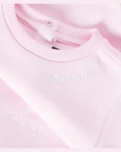 Baby – Set aus Sweatshirt und Jogginghose aus Baumwolljersey Rosa