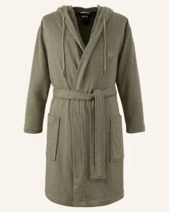 Bademantel Evening gruen Khaki
